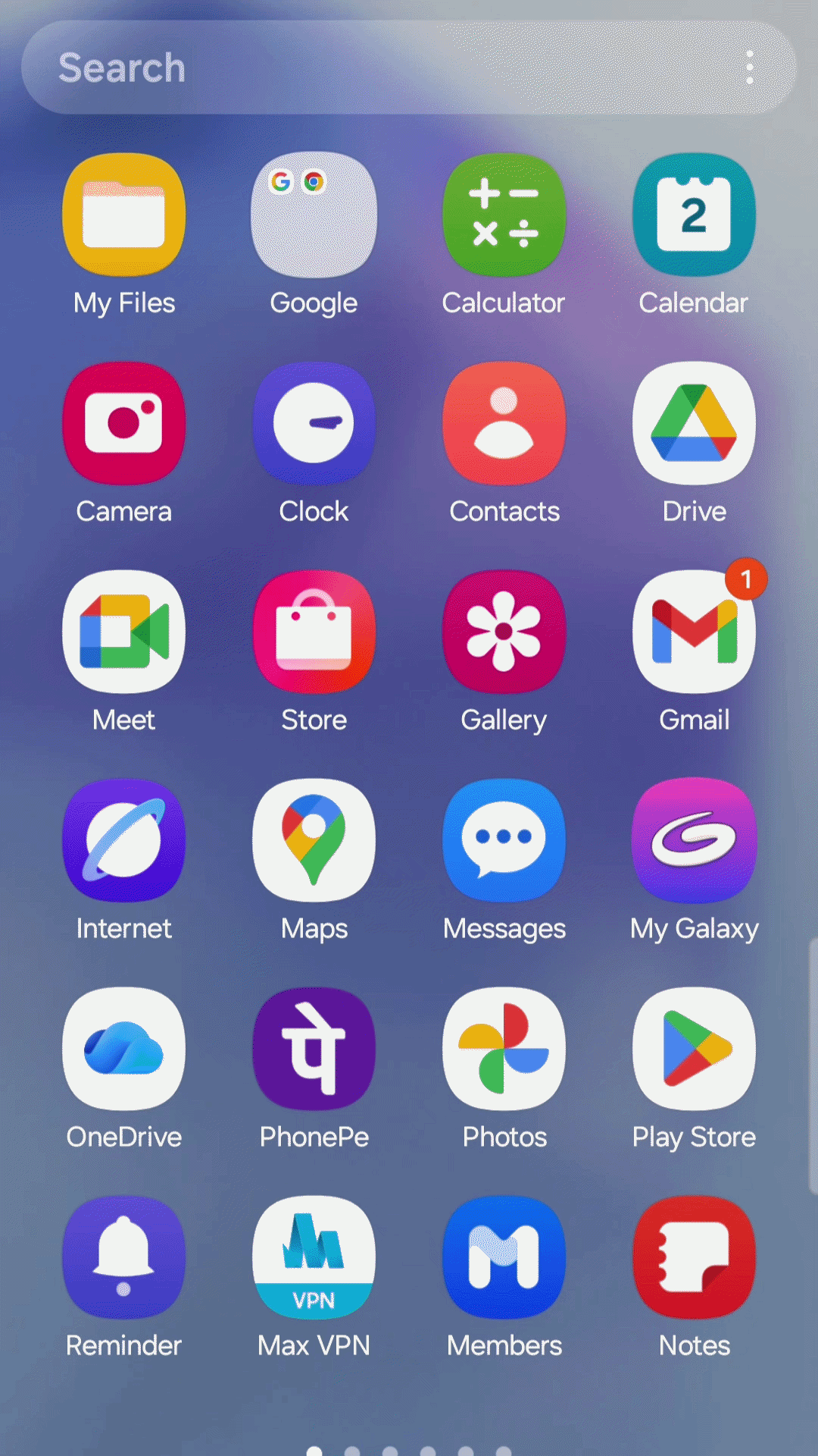 Screenshot showing Play Store installation